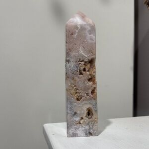 Natural Stone Obelisk Sculpture